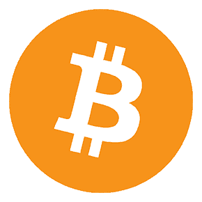 Bitcoin circle coin logo