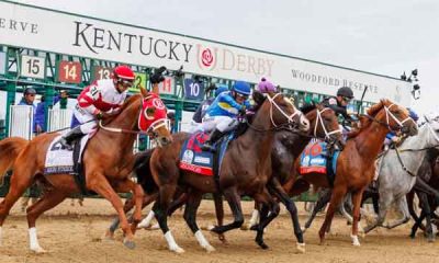 Kentucky Derby out the gate