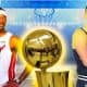 NBA Finals promo with trophy