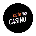 Cafe casino round logo