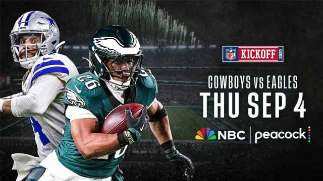 Cowboys vs Eagles kickoff game