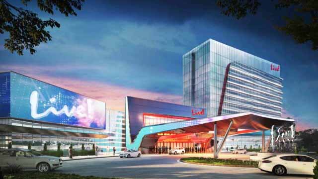 Live casino rendering