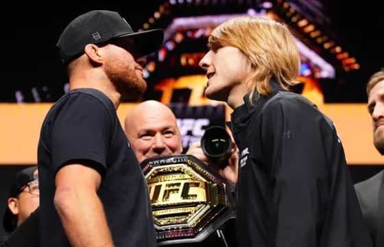 UFC 324 fighters face off