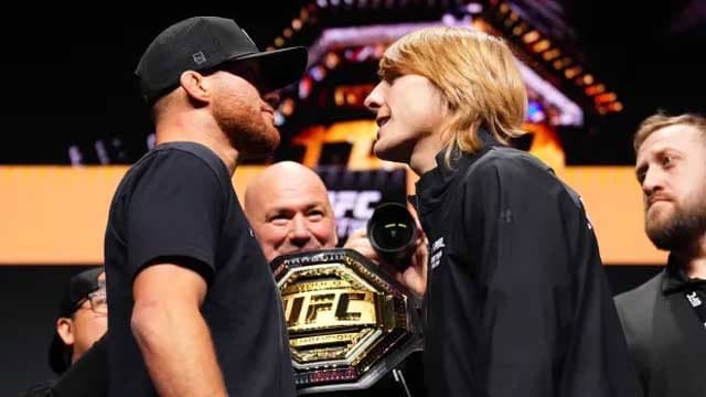 UFC 324 fighters face off