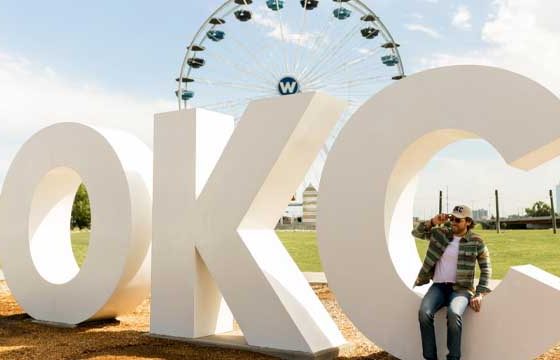 OKC logo at park