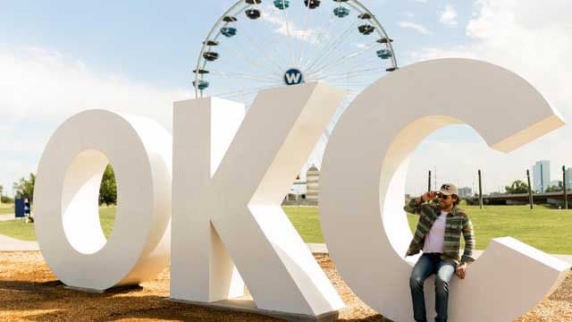 OKC logo at park
